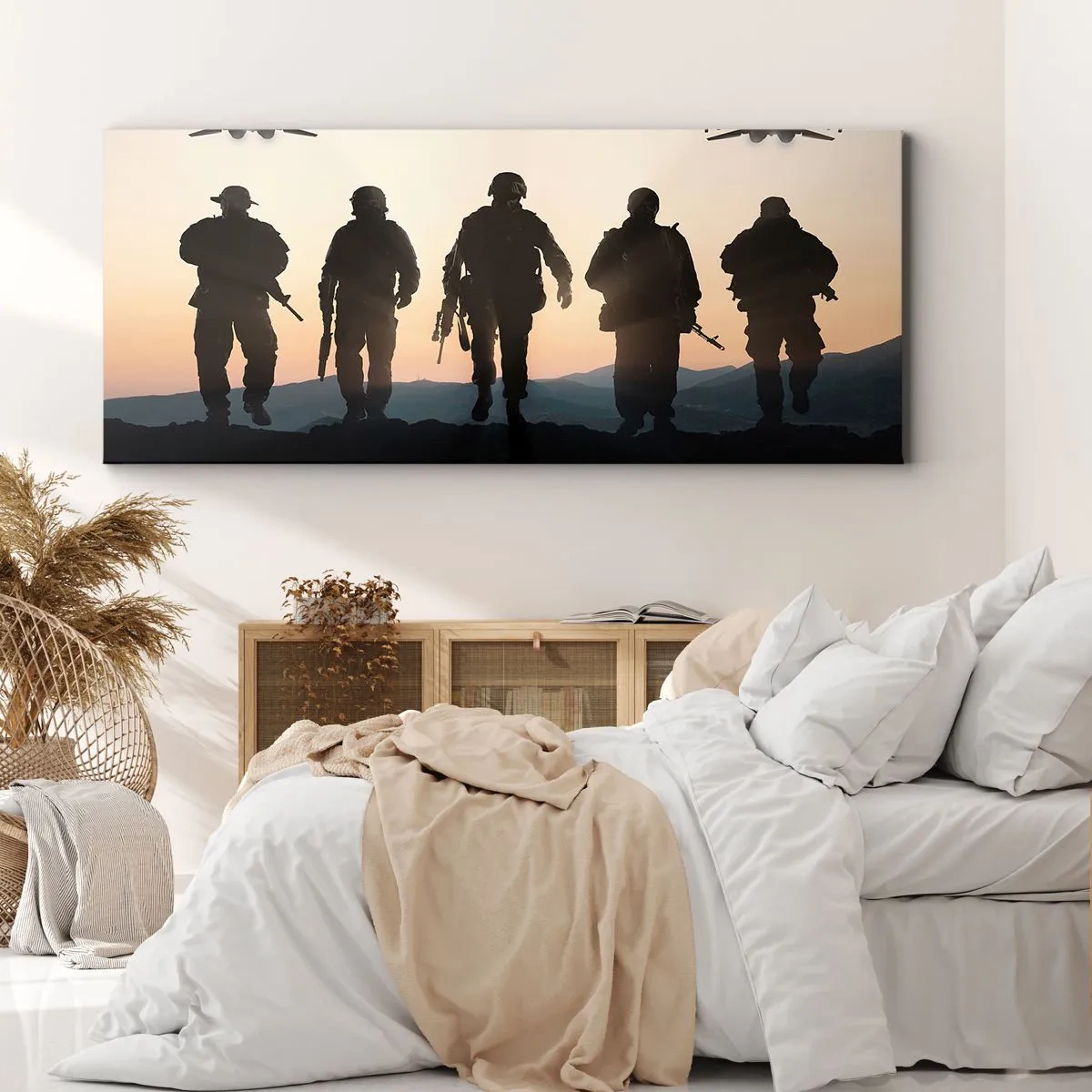 Lærredstryk - Billede på lærred - Velkommen til vores verden - 90x30 cm