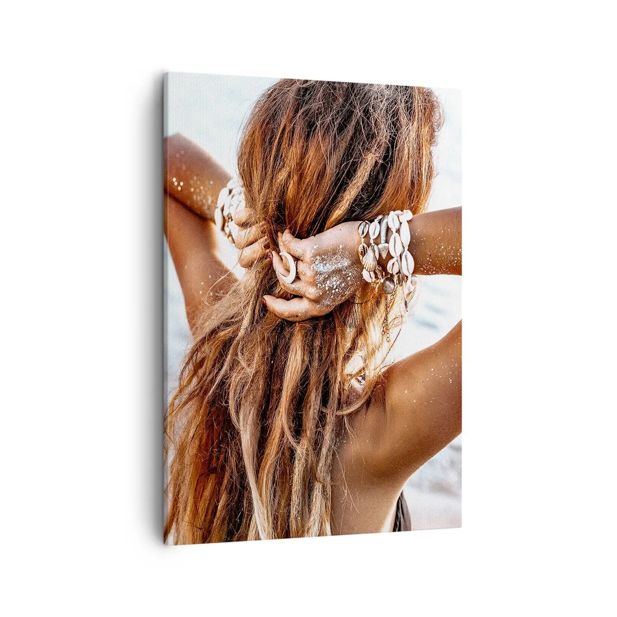 Lærredstryk - Billede på lærred - Søster af vand og solskin - 50x70 cm