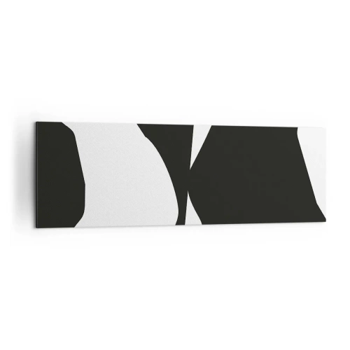 Lærredstryk - Billede på lærred - Positiv-negativ - 160x50 cm