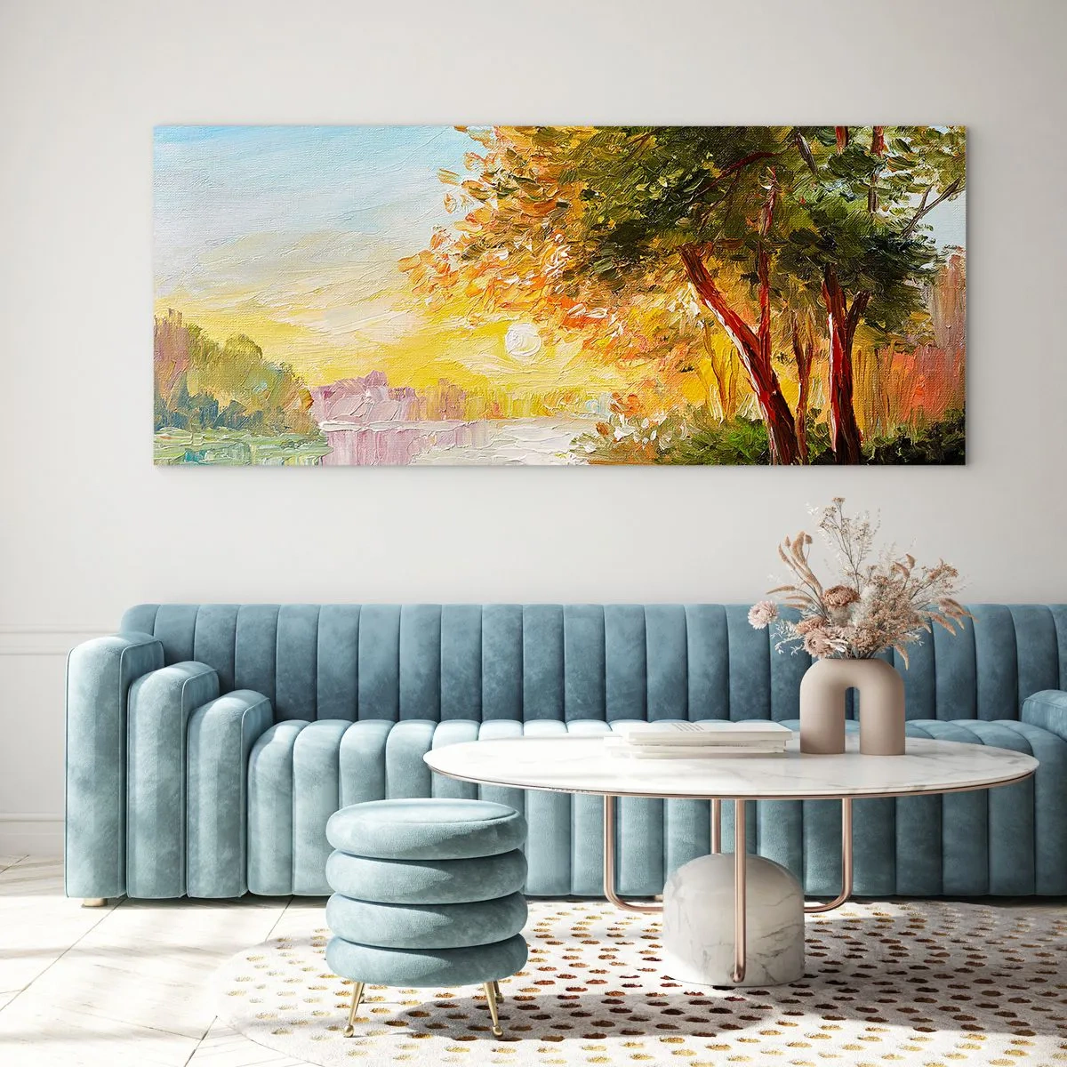 Billede på glas - Et in Arcadia ego - 140x50 cm