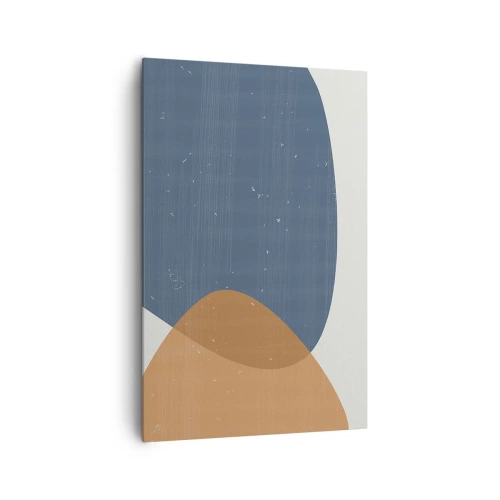 Lærredstryk - Billede på lærred - Ovaler og påvirkninger - 80x120 cm