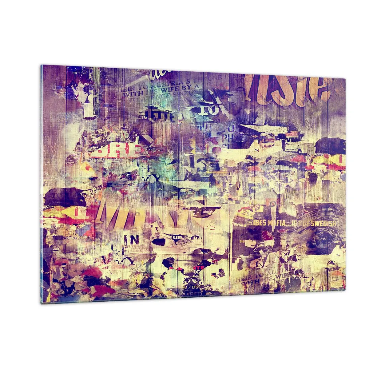 Billede på glas - Og det er alt, hvad der vil være tilbage - 120x80 cm