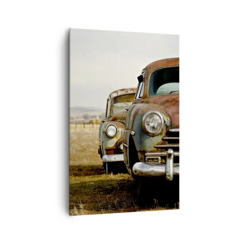 Lærredstryk - Billede på lærred - Et velfortjent hvil - 80x120 cm