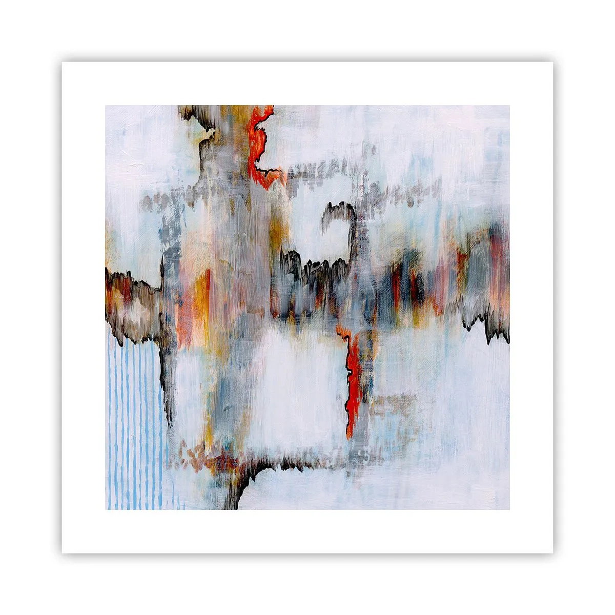 Plakat - En pind på vandet - 40x40 cm
