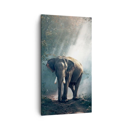 Lærredstryk - Billede på lærred - En fredelig gåtur - 45x80 cm