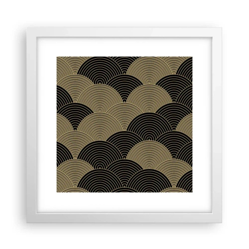 Plakat i hvid ramme - Enhed i mangfoldighed - 30x30 cm