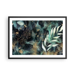 Plakat i sort ramme - Fortryllet have - 70x50 cm