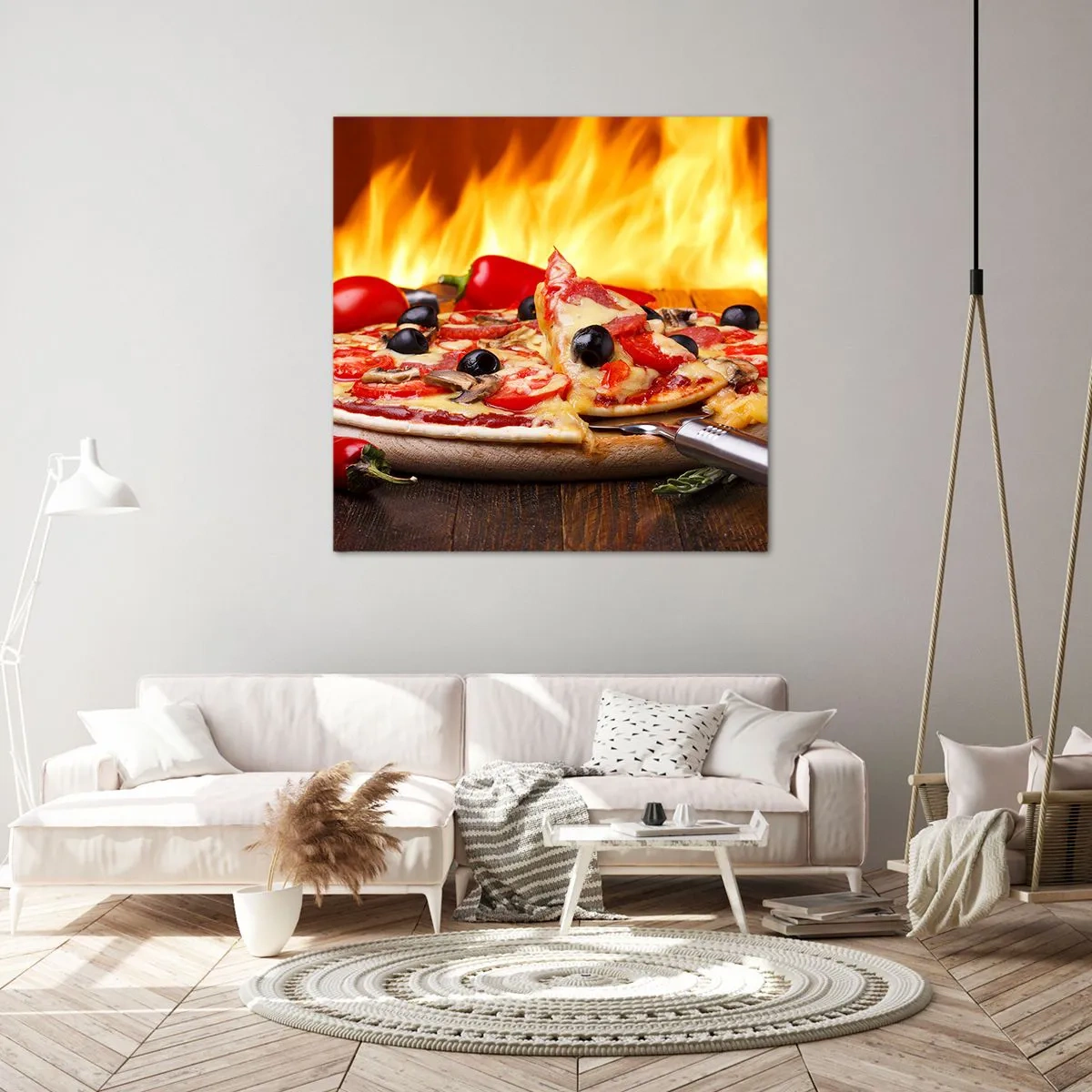 Lærredstryk - Billede på lærred - From Italy with love - 40x40 cm