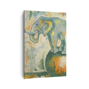 Lærredstryk - Billede på lærred - Længe leve cirkusset! - 70x100 cm