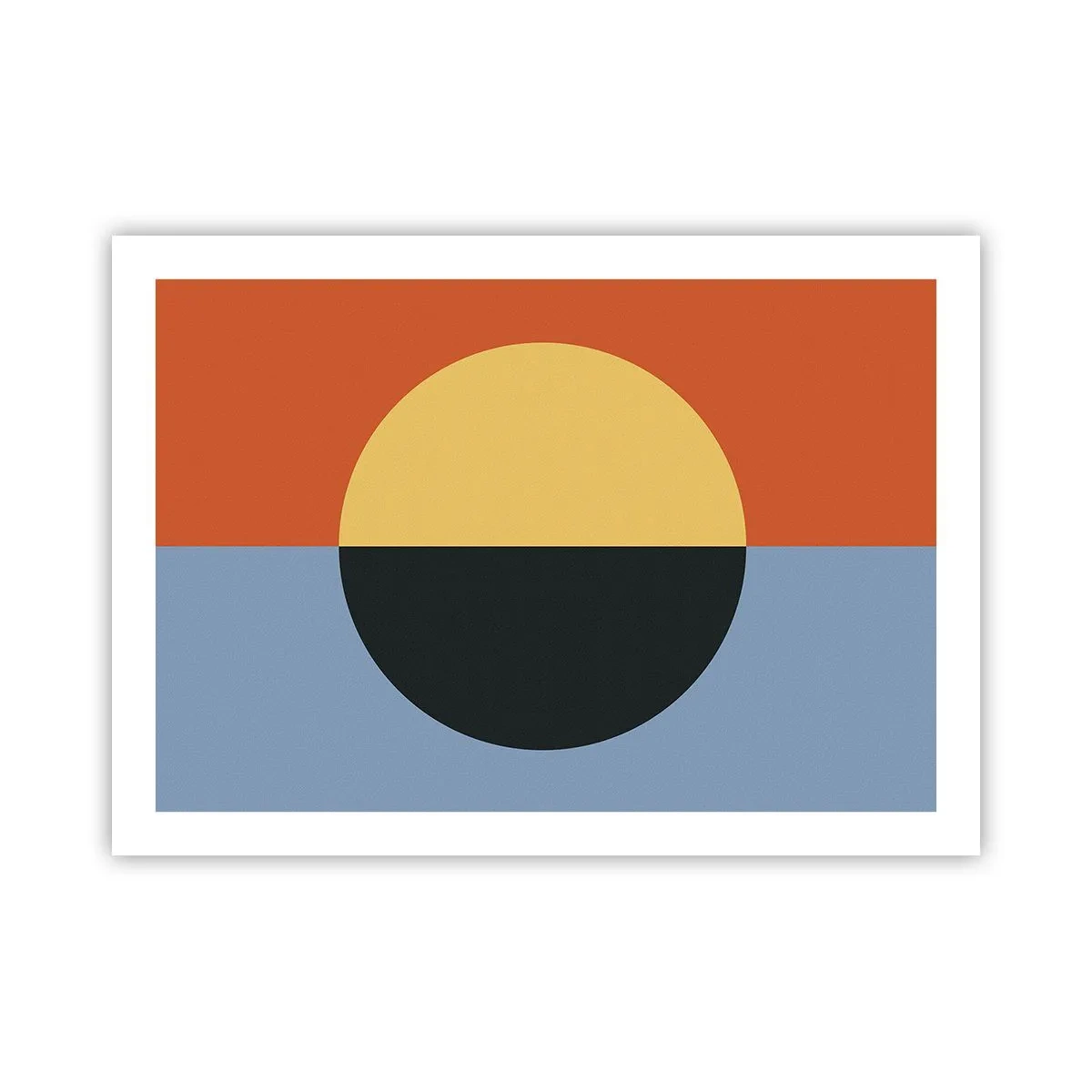 Plakat - En sammensætning af varme og kølighed - 70x50 cm