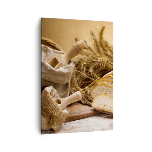 Lærredstryk - Billede på lærred - Som skåret en kniv - 70x100 cm