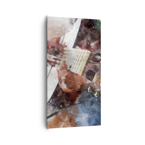 Lærredstryk - Billede på lærred - Og hvad synes du? - 65x120 cm