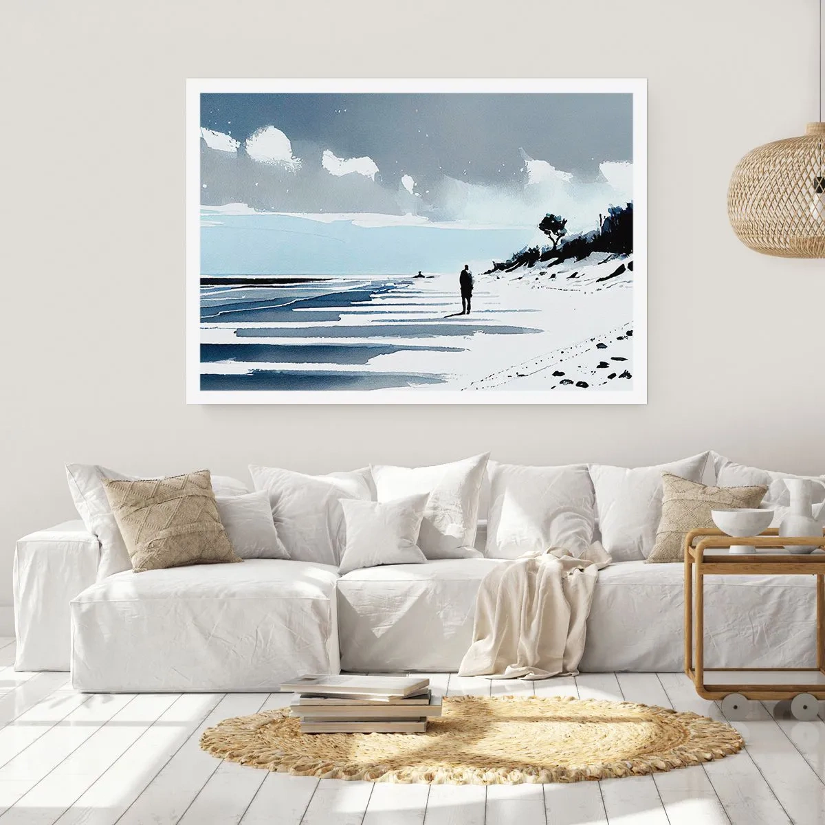 Plakat - Alene - 91x61 cm