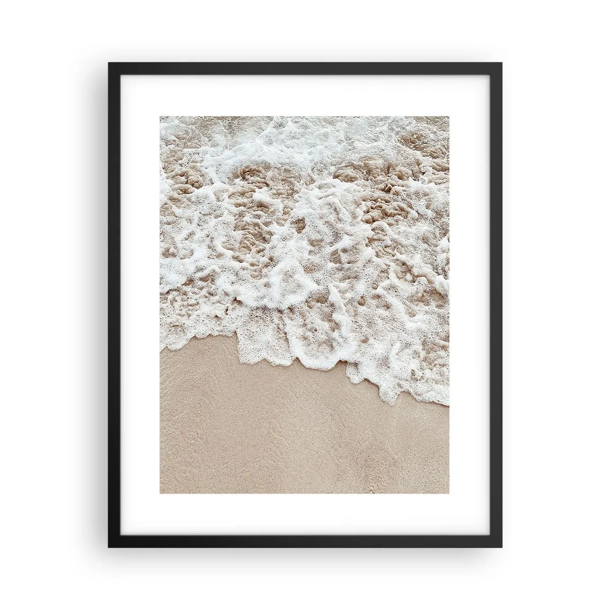 Plakat i sort ramme - Jeg er straks tilbage - 40x50 cm