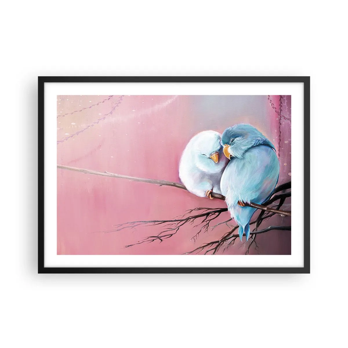 Plakat i sort ramme - Hvad er der at tilføje?.... - 70x50 cm