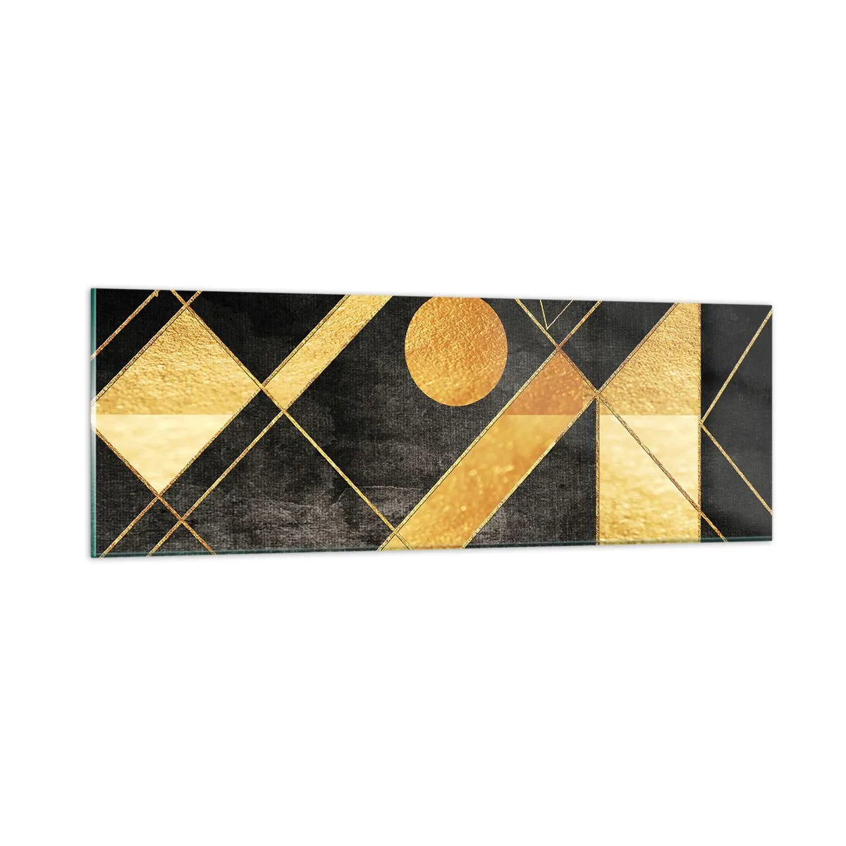 Billede på glas - Ørkenens sol - 90x30 cm