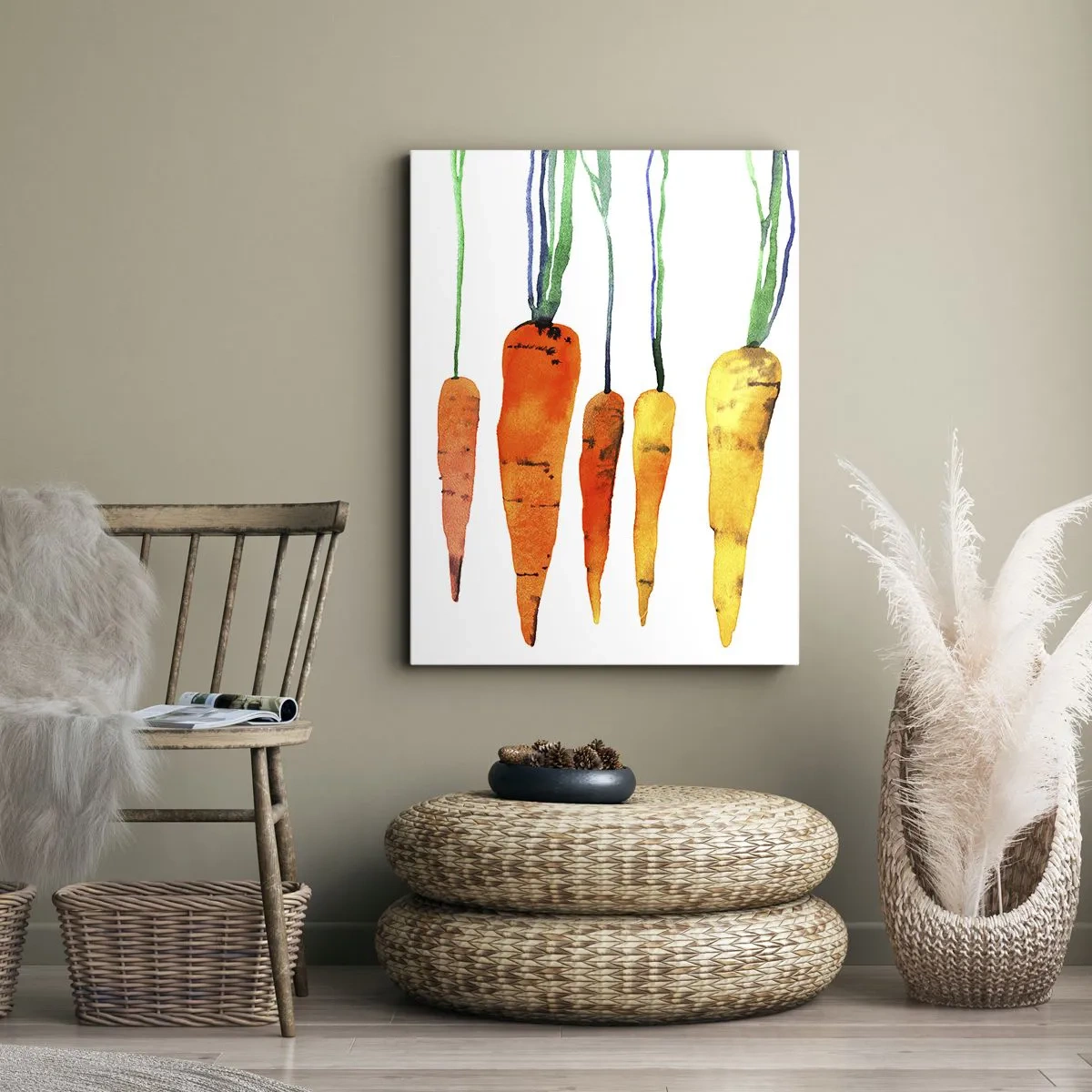 Lærredstryk - Billede på lærred - Skønheden ved det almindelige - 50x70 cm