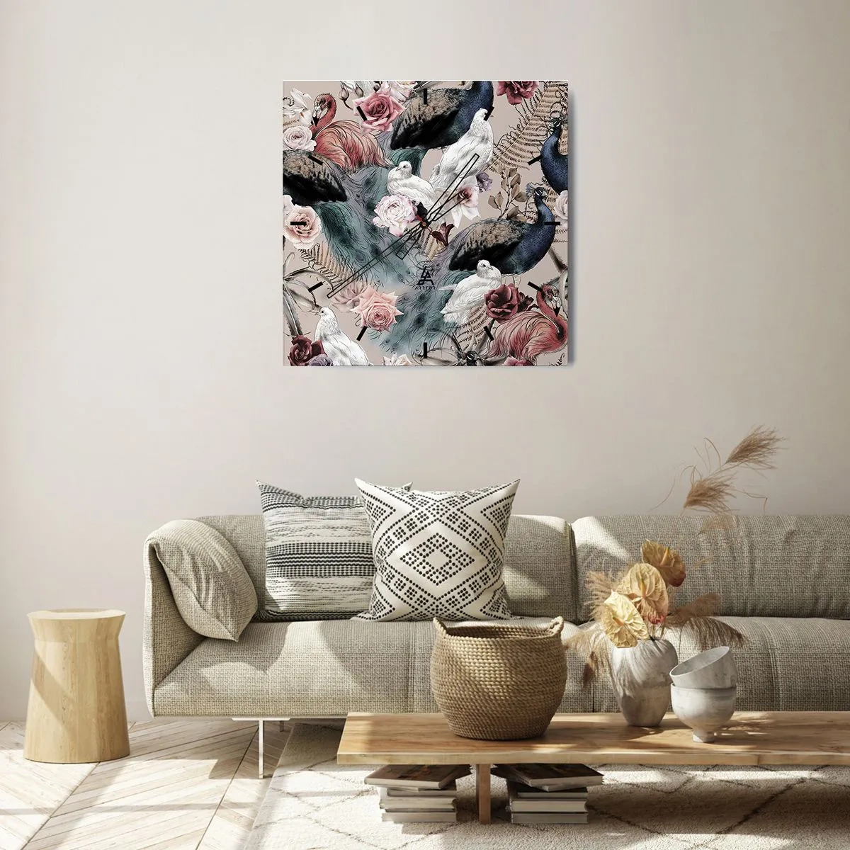 Vægur, Uret - I paladsets have - 30x30 cm