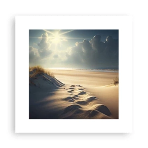 Plakat - Beroligende landskab - 30x30 cm