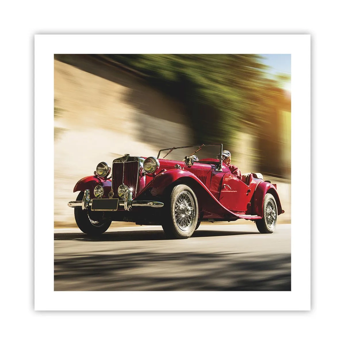 Plakat - Smukkere end Nike fra Samothrake - 50x50 cm