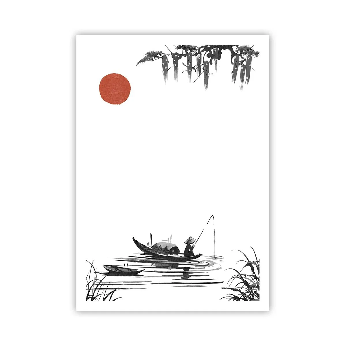 Plakat - En asiatisk eftermiddag - 70x100 cm