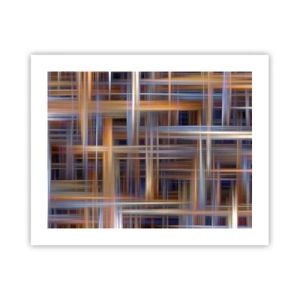 Plakat - Vævet af lys - 50x40 cm