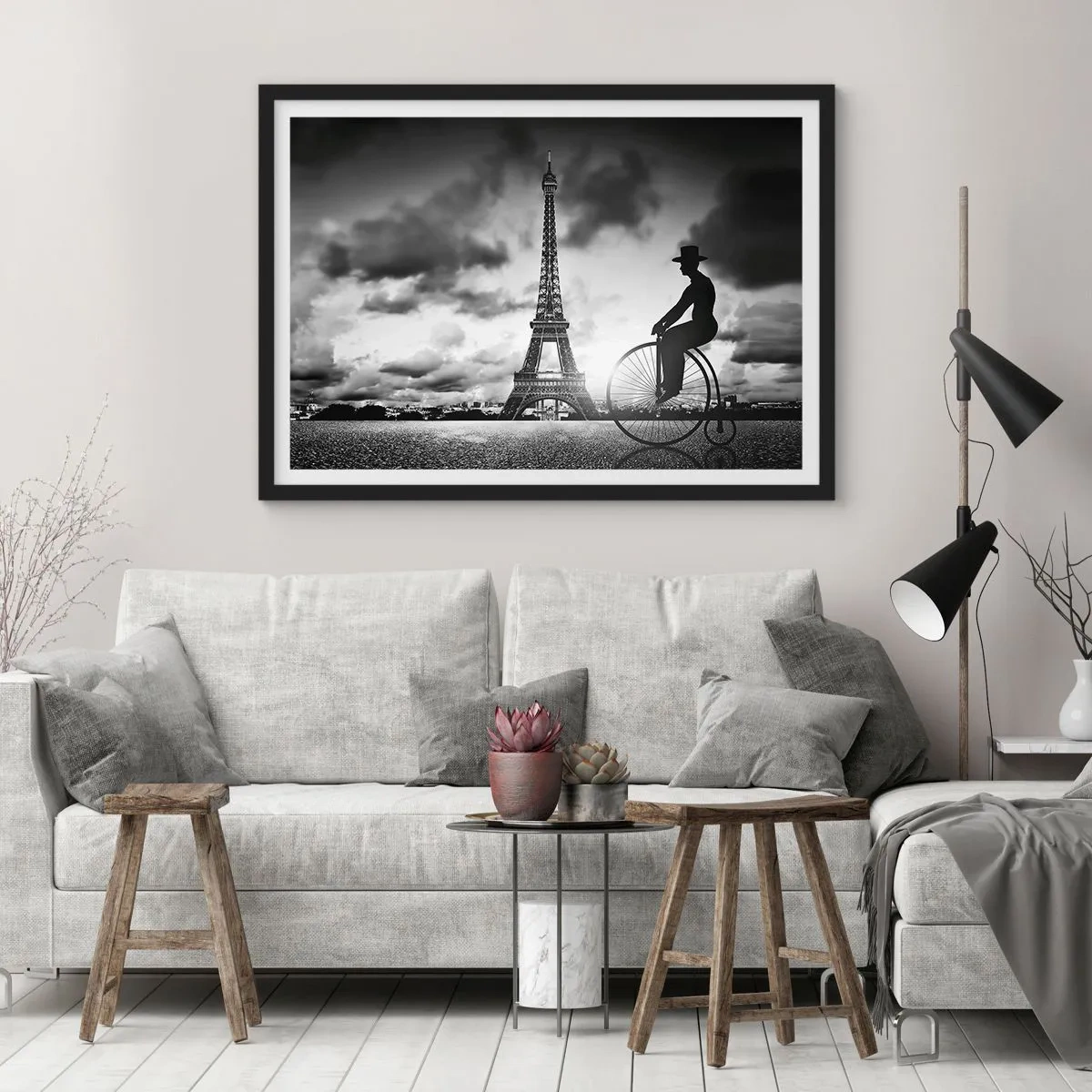 Plakat i sort ramme - Længsel efter Belle Epoque - 40x30 cm