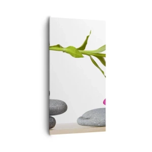 Lærredstryk - Billede på lærred - Livets og varighedens farver - 65x120 cm