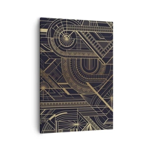 Lærredstryk - Billede på lærred - Koncepter, idéer, planer - 50x70 cm