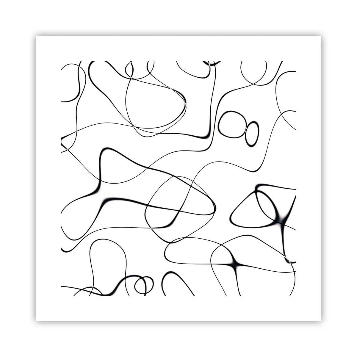 Plakat - Livets veje, skæbnens omskiftelser - 40x40 cm