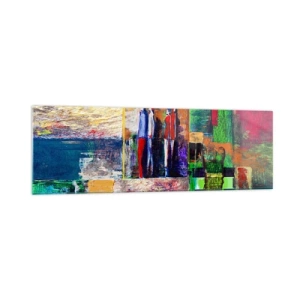 Billede på glas - Forhold og følelser - 160x50 cm