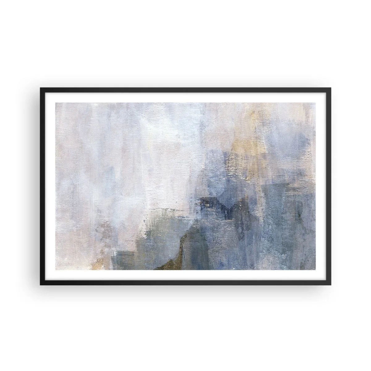 Plakat i sort ramme - Farvetoner og akkorder - 91x61 cm
