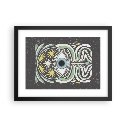 Plakat i sort ramme - Stammeritualer - 40x30 cm
