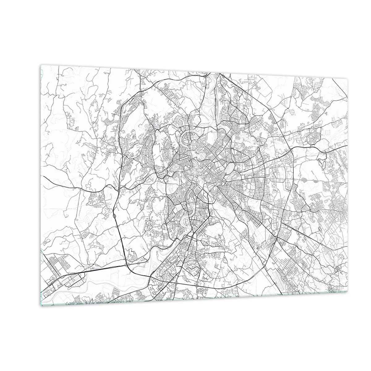 Billede på glas - Romersk cirkel - 120x80 cm