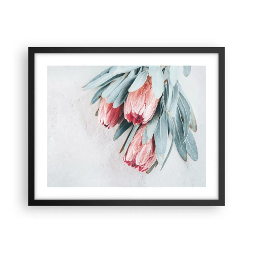 Plakat i sort ramme - Skammer sig over deres egen skønhed - 50x40 cm