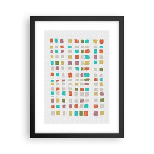 Plakat i sort ramme - Ukendt leg - 30x40 cm