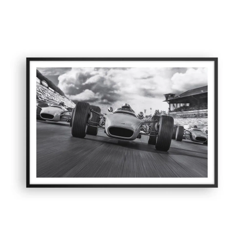 Plakat i sort ramme - Der er kraft! - 91x61 cm