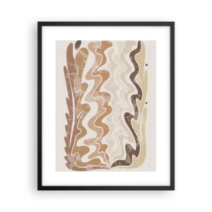 Plakat i sort ramme - God energi - gode følelser - 40x50 cm