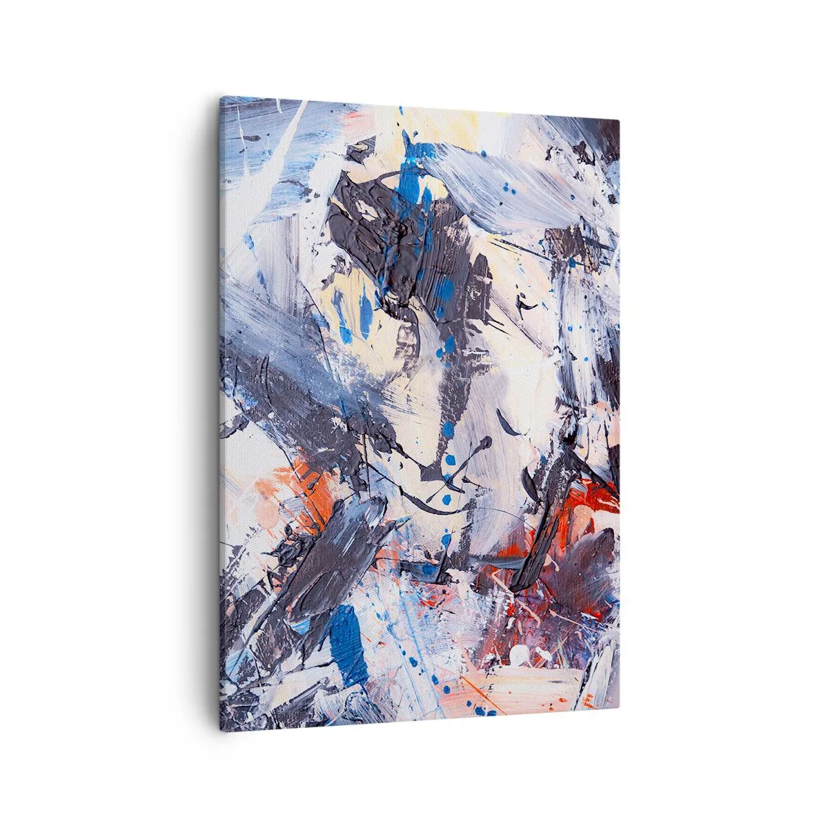 Lærredstryk - Billede på lærred - Abstraktionens vanvittige dans - 50x70 cm