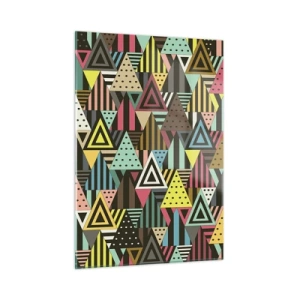 Billede på glas - I takt på tre - 50x70 cm