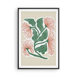 Plakat i sort ramme - Folkeligt og moderne - 61x91 cm