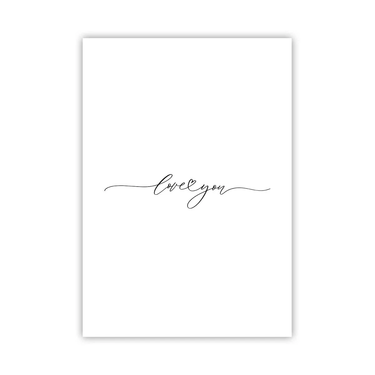 Plakat - Sort og hvid - 70x100 cm