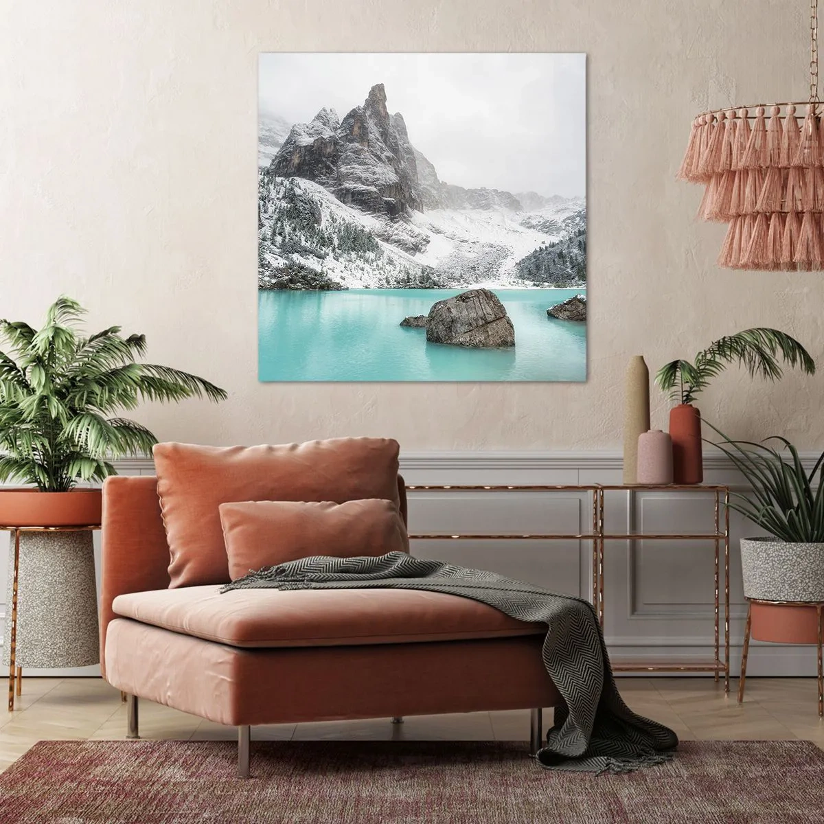 Lærredstryk - Billede på lærred - På vagt - 40x40 cm