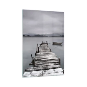 Billede på glas - Du kan tage af sted i morgen - 70x100 cm