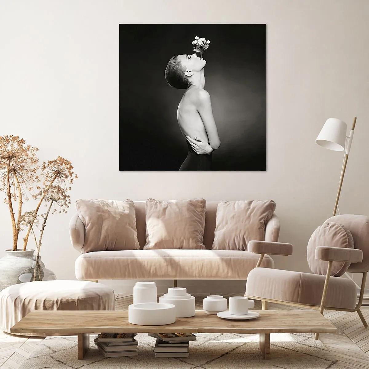 Lærredstryk - Billede på lærred - Excentrisk elegance - 30x30 cm