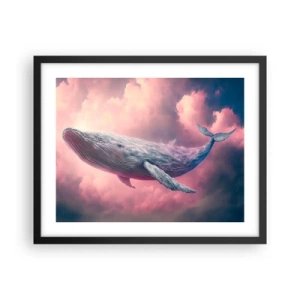 Plakat i sort ramme - Tør dine øjne - 50x40 cm