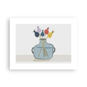 Plakat - Som et valmuefrø - 40x30 cm