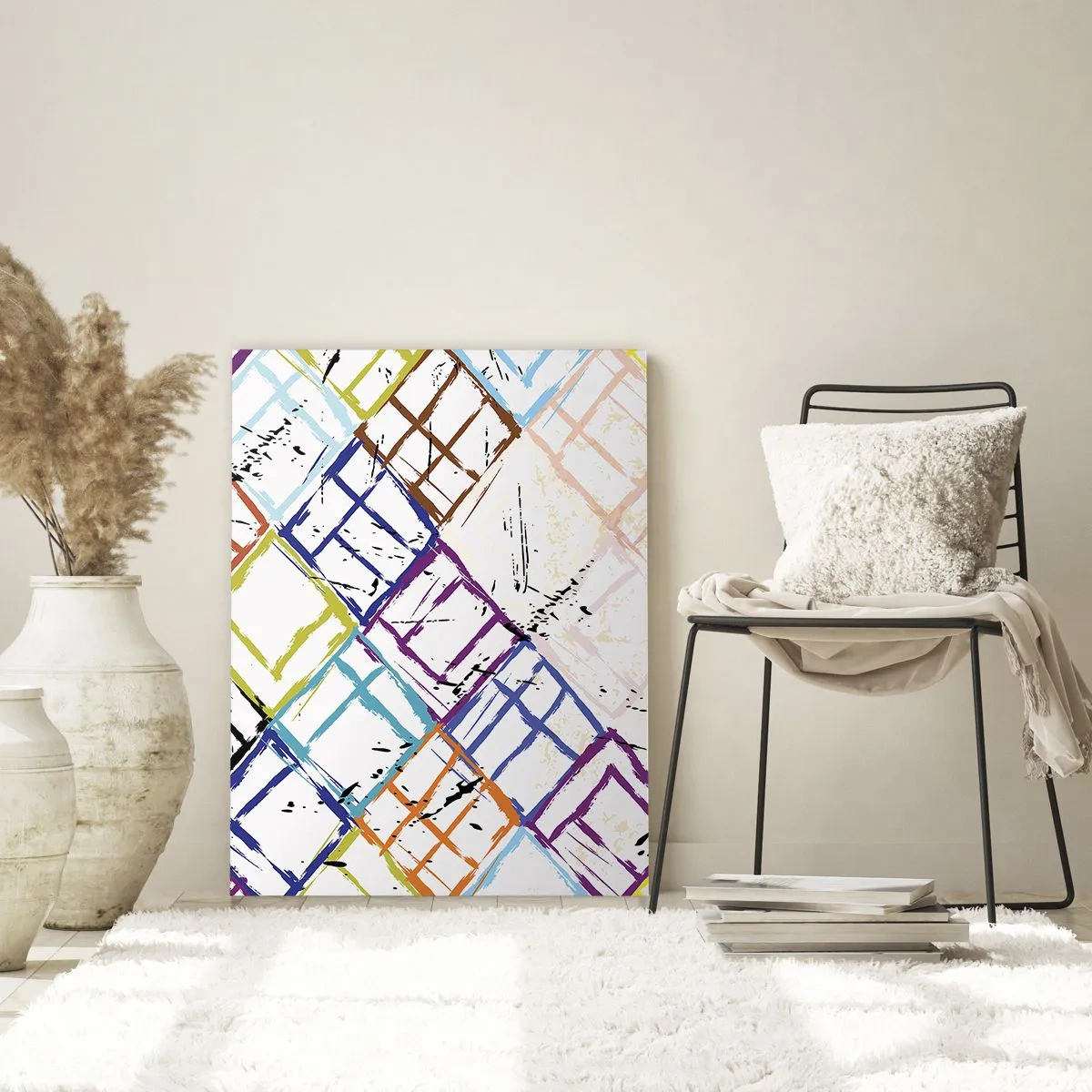 Billede på glas - Celler til udlejning - 80x120 cm