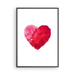 Plakat i sort ramme - All you need is love - 70x100 cm