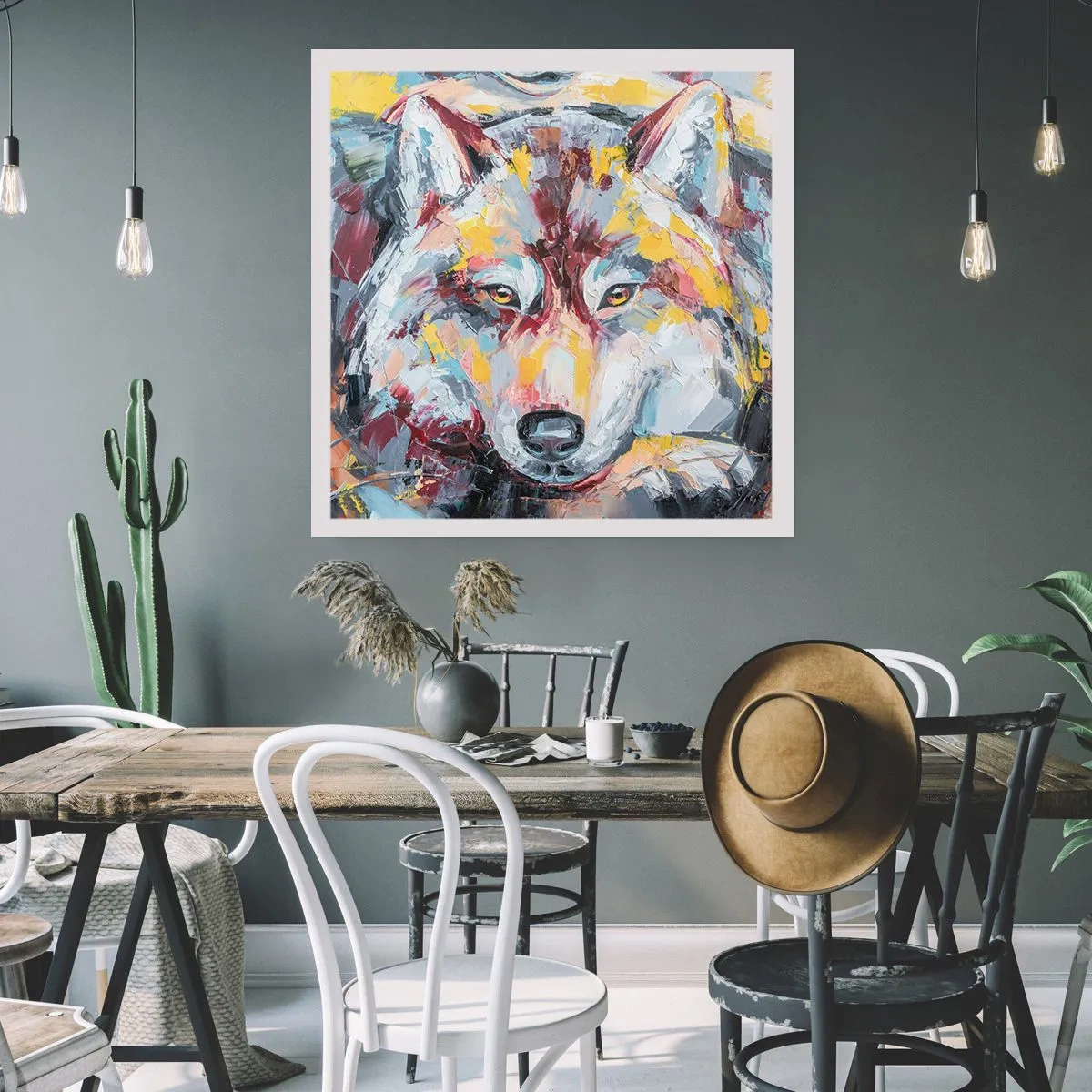 Plakat - Fred blandt kære - 30x30 cm